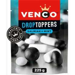 Venco Droptoppers salmiak en mint