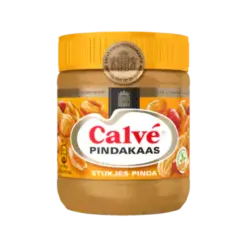 Calvé Pindakaas met Stukjes Pinda 350 gr