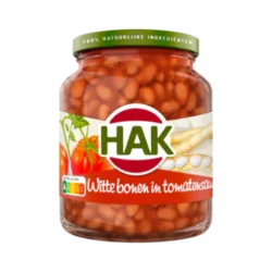 Hak White beans in tomato sauce