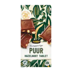 Jumbo Puur Chocoladetablet Hazelnoot 200g