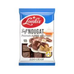 Lonka Soft Nougat Pinda's Melkchocolade