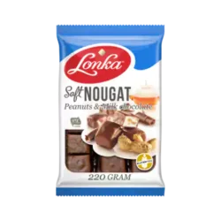 Lonka Soft Nougat Erdnüsse Milchschokolade