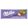Milka Tablet gebroken noot