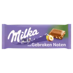 Milka Tablette gebrochene Nuss