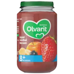 Olvarit Appel Aardbei Banaan 8+