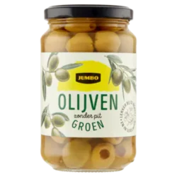 Jumbo Green Olives Without Seeds