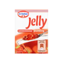 Dr. Oetker Jelly Aardbeiensmaak Pudding