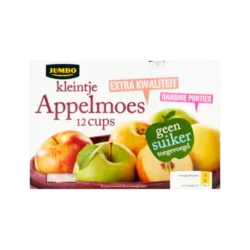 Jumbo Applesauce 12 Cups x 100g Jumbo Applesauce 12 Cups