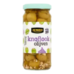 Jumbo Garlic Olives Without Pit