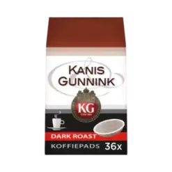 Kanis en Gunnink Dark roast koffiepads