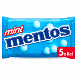 Mentos Mint Rollen Snoep Pepermunt 5-pack