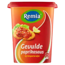Remia Gevulde Paprikasaus op Hongaarse Wijze