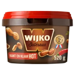 Wijko Satésaus hot kant en klaar 520g