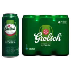 Grolsch Pils, can 6 x 0.5 ltr