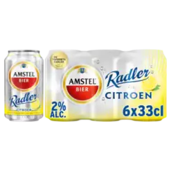 Amstel Radler Bier Citroen Blik 6 x 33cl Amstel Radler Bier Citroen Blik 6 x 33cl