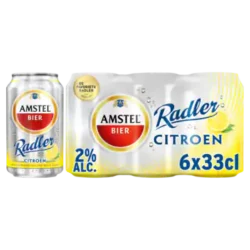 Amstel Radler Beer Lemon Can 6 x 33cl Amstel Radler Beer Lemon Can 6 x 33cl