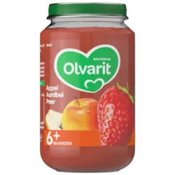 Olvarit Apple Strawberry Pear 6+