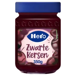 Hero Fruitspread Zwarte Kersen