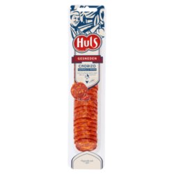 Huls geschnittene Chorizo