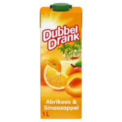 DubbelDrank Abrikoos-Sinaasappel