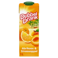 DubbelDrank Abrikoos-Sinaasappel