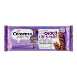 Consenza glutenfreie Choco Teff Finger