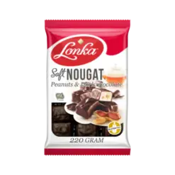 Lonka Zachte Nougat Pure Chocolade & Pinda's