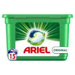 Ariel All-in-1 PODS, Vloeibaar Wasmiddel Wasmiddelcapsules Original 15 Wasbeurten