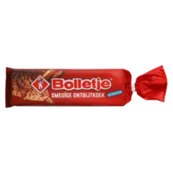 Bolletje cremiger Kuchen in Scheiben geschnitten