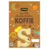 Jumbo Chocoladeletter S Wit met Koffie