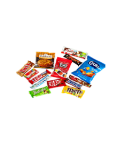 Candy, biscuits, chips & pretzels